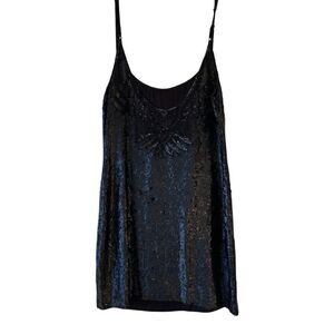 Stunning and unique All Saints hand beaded minidress